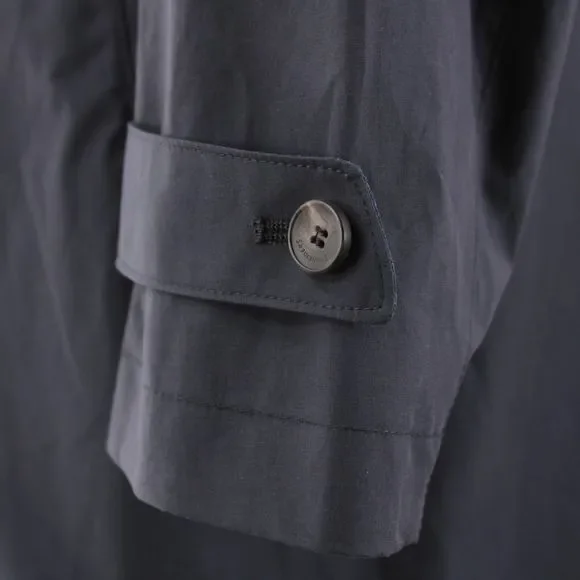 Schneiders Button Front Water Repellent Jacket Size 56 (46 US) In Blue Cotton - Picture 4 of 14